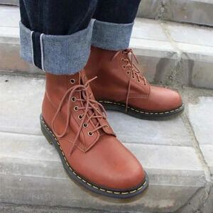 NEW Dr Martens Pascal Saddle Tan Carrara 1460 Size EU42 M8